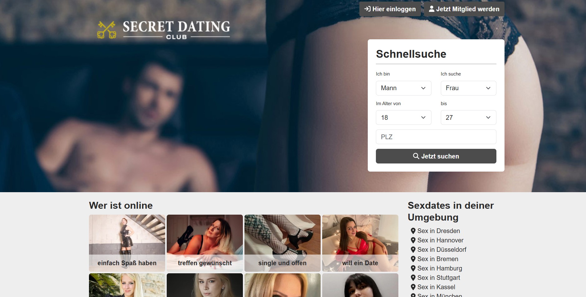Secretdatingclub test