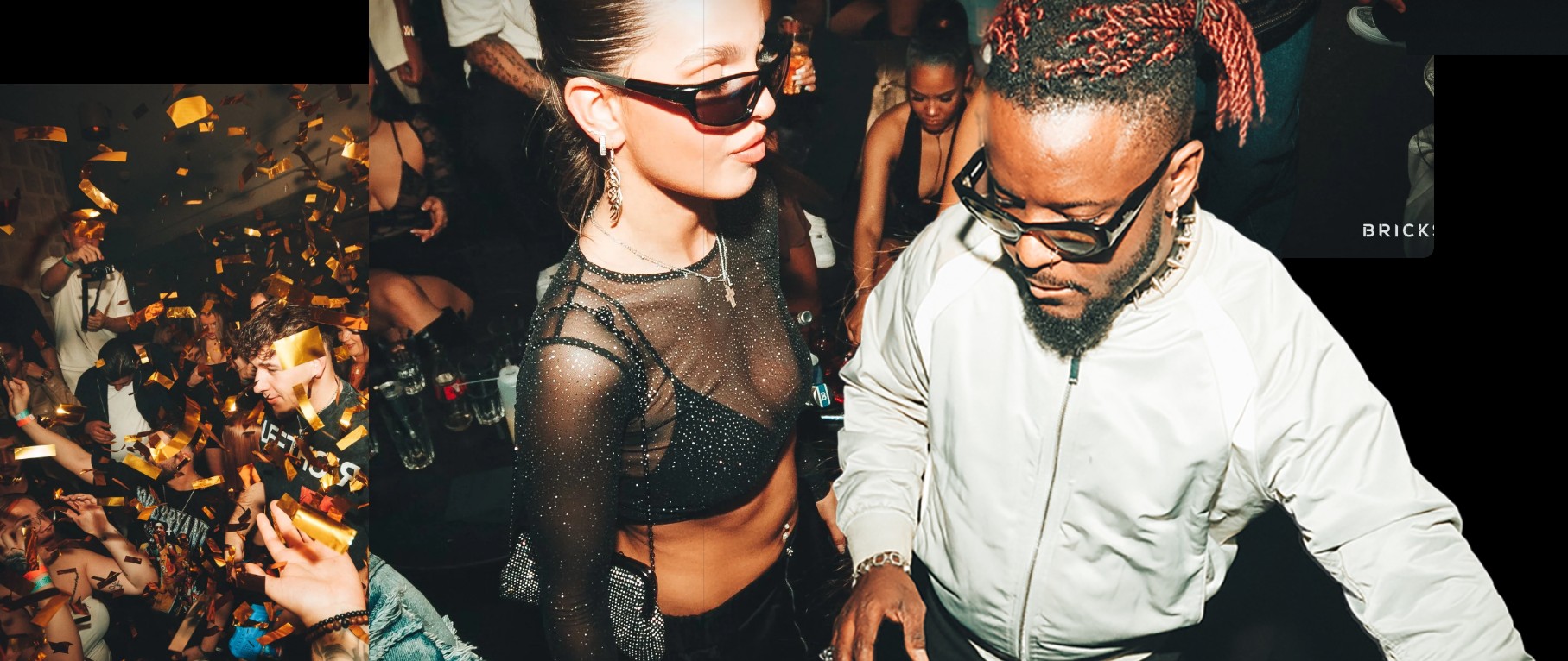 BRICK Bar Zürich – Afterwork Singles Event Innenbereich mit Licht und Drinks